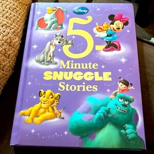 Disney 5-Minute Snuggle Stories Hardcover Book